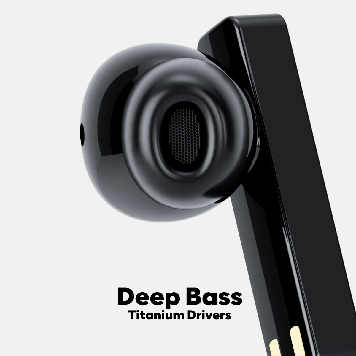GOVO GOBUDS 902 Super Bass, Waterproof IPX4, Passive Noise Cancellation, 3D Stereo Sound, Type C Fast Charging Bluetooth Truly Wireless in Ear Earbuds Total - 1