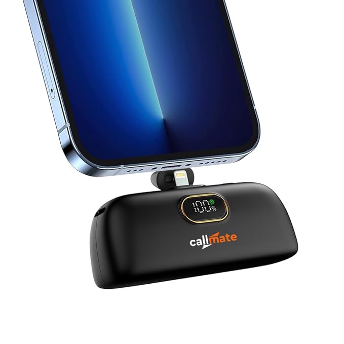 CALLMATE Power nugget 5000mAh 23w Fast Charging Power Bank Lightning Connector - 0