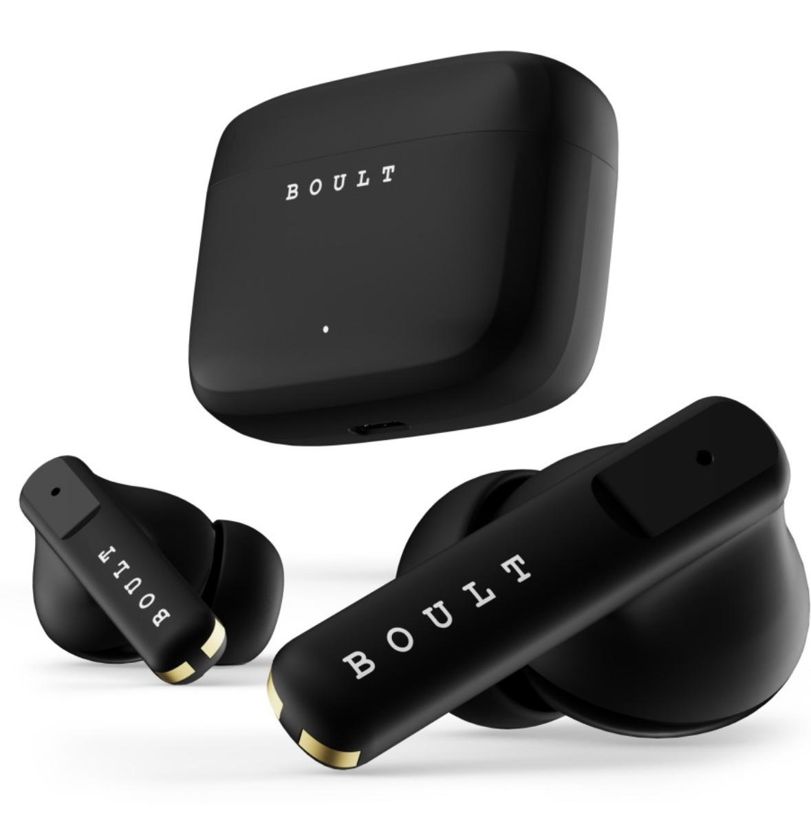 Boult Audio Z60 Earbuds with 60H Battery, Clear Calling 4 Mics, Made in India, 50ms Low Latency Gaming - 0