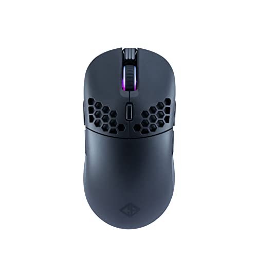 Cosmic Byte Kilonova 3335IC Wireless + Wired Dual Mode RGB Gaming Mouse with Pixart 3335 Sensor, Ultra Lightweight 89grams,Rechargeable 400mAh Battery - 1