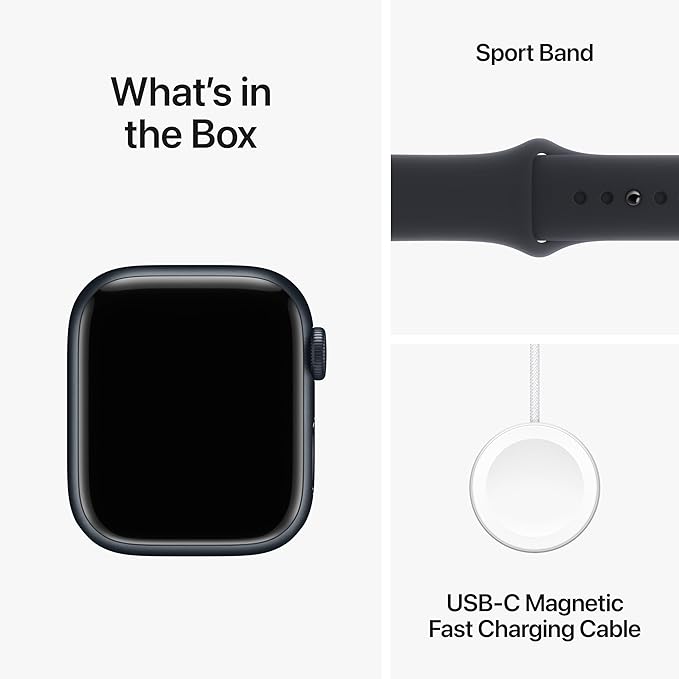 Apple Watch Series 9 [GPS 45mm] Smartwatch with Aluminum Case - 1