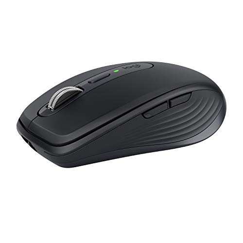 Logitech MX Anywhere 3 Compact Performance Mouse ? Wireless, Magnetic Scrolling, Ergonomic, 4000DPI Sensor, Custom Buttons, USB-C, Bluetooth, Apple Ma - 0