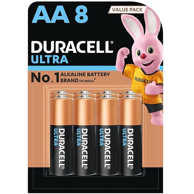 Duracell Ultra Alkaline AA Batteries (pack of 8) - 0