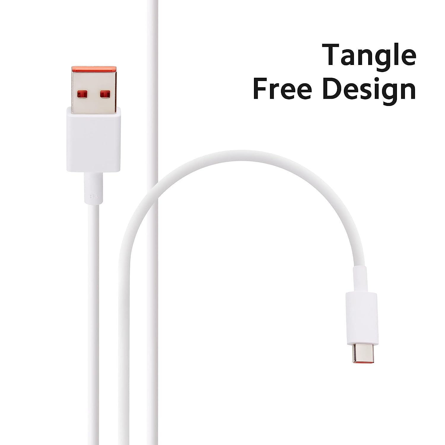 MI Xiao Usb Type C Hypercharge Cable 6A 100Cm Sturdy And Durable Black Supports 120W Hypercharging, Compatible With Smartphone, Hreadphone, Laptop - 1