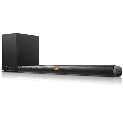 Infinity (JBL) Sonic B200WL, 160W Soundbar with Wireless Subwoofer, 2.1 Channel Home Theatre with Remote, Bluetooth, Optical Input, USB & AUX Connectivity - 0