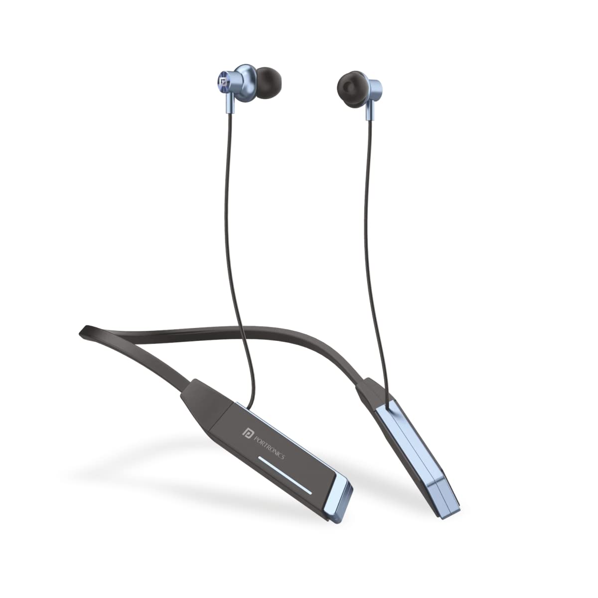 Portronics Harmonics Z2 Wireless Bluetooth 5.2 Headset with Mic, ENC Noise Cancelling, Upto 30Hrs Playtime, Fast Charging Type C Neckband, Voice Assis Total - 0