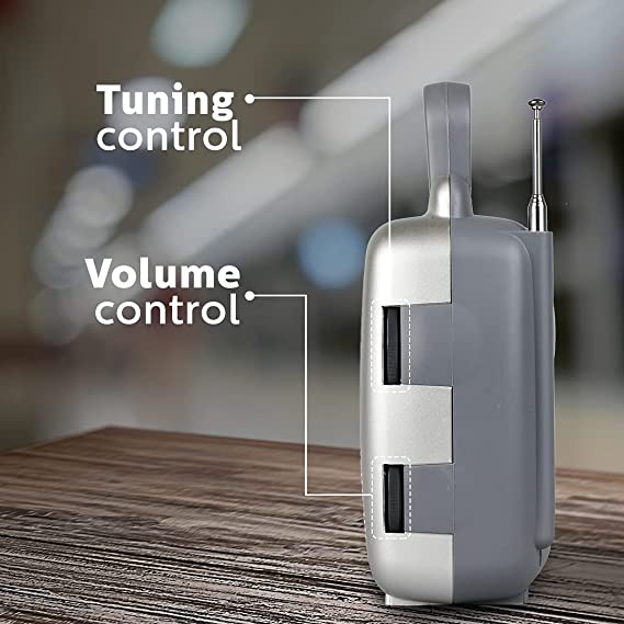 Philips Radio RL118/94 with MW/SW/FM Bands, 200mW RMS soundoutput,3-1 Power Source External Battery:2xR6 (3V DC), Mains: 230V AC/ 50 Hz, Built in Rech - 2