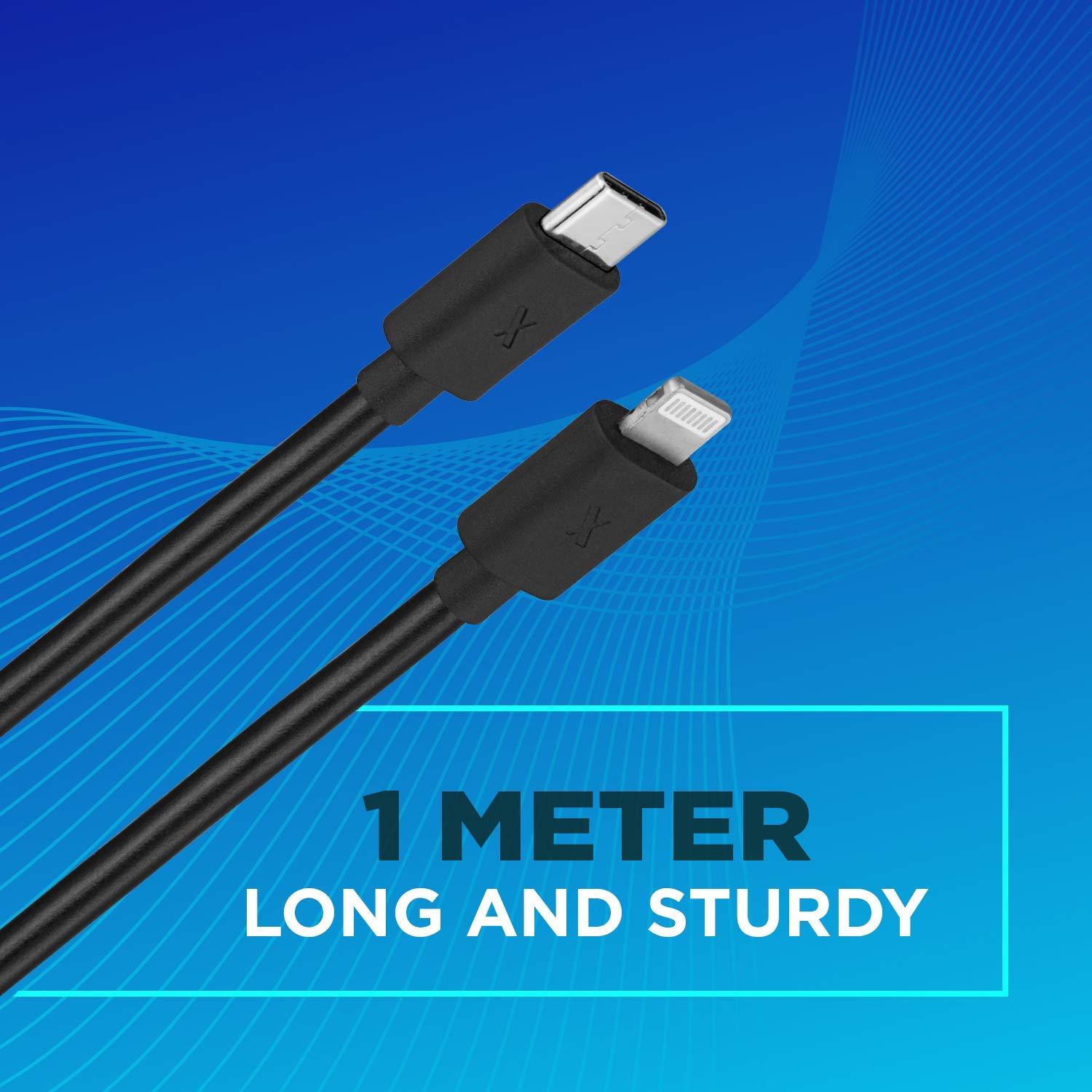 FLiX (Beetel) USB Type C to Lightning PVC Data Sync & 18W PD Fast Charging Cable, Made in India, 480Mbps Data Sync, Solid Cable, 1.2 Meter Long USB Ca - 1