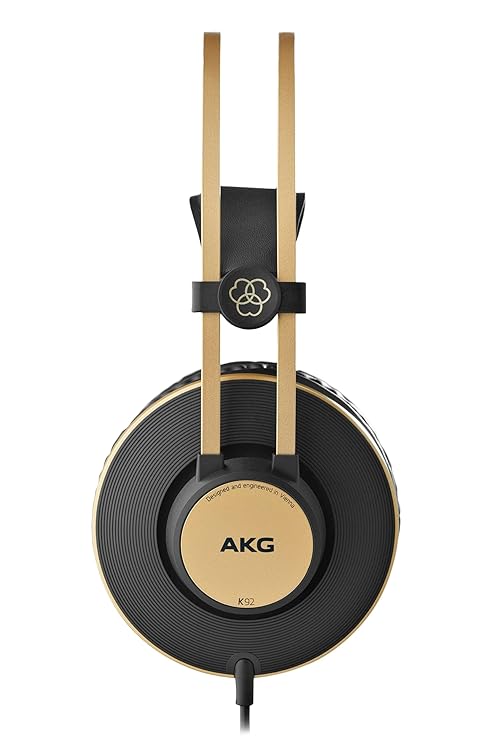 AKG K92 by harman Closed Back Headphones,Wired,Black - 2