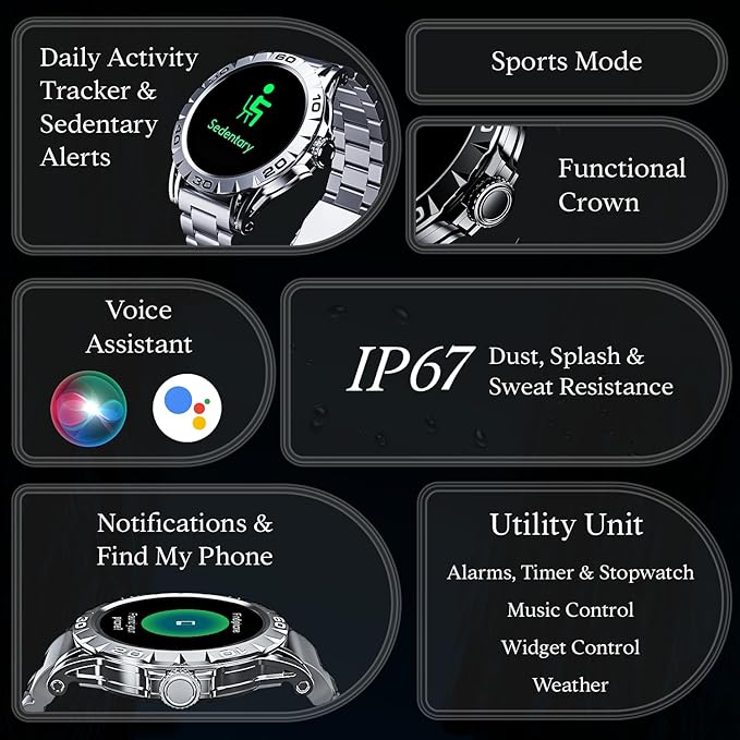 boAt Enigma Z30 HD Display, Bluetooth Calling,Luxurious Metal Body - 3