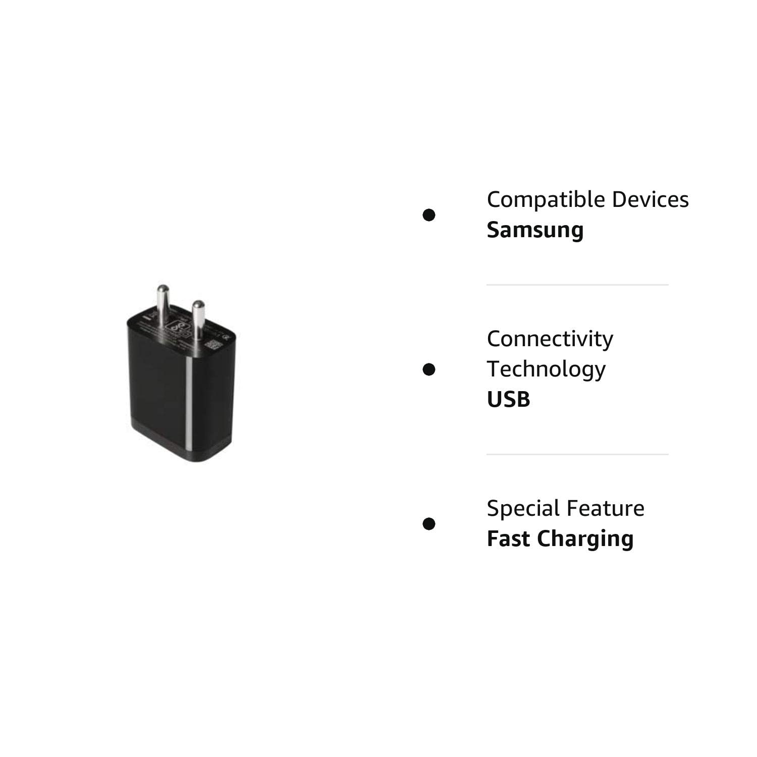 Mi QC 3.0 Charger|18W Wall Charger|Fast Lightning Charging|Certified Qualcomm Quick Charge 3.0 + BIS Certified|Compatible for Mobile, Headphones, TWS, Total - 1