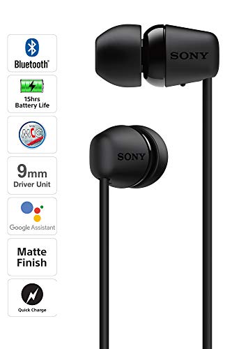 Sony WI-C200 Wireless Bluetooth In Ear Headphone with Mic (Black) - 3