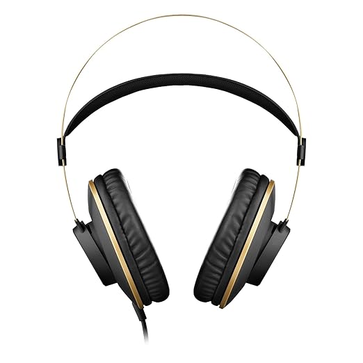 AKG K92 by harman Closed Back Headphones,Wired,Black - 1