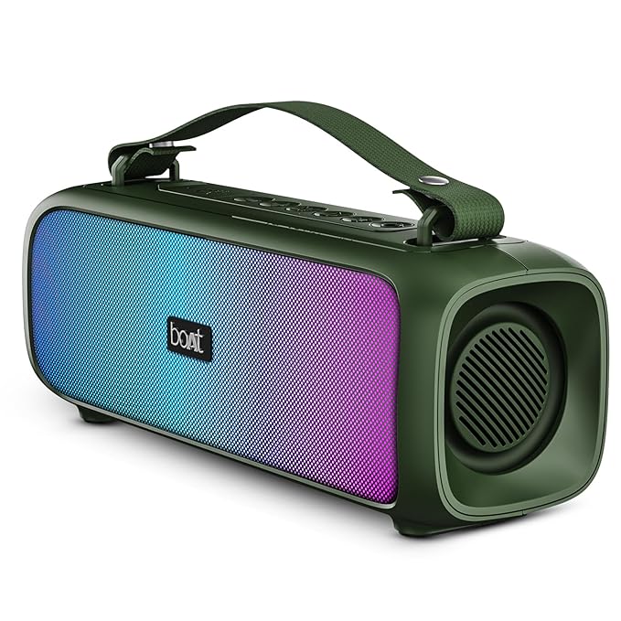 boAt Stone 580 Bluetooth Speaker with 12W RMS Stereo Sound, LED Lights, Up to 8 HRS Playtime IPX4 - 0