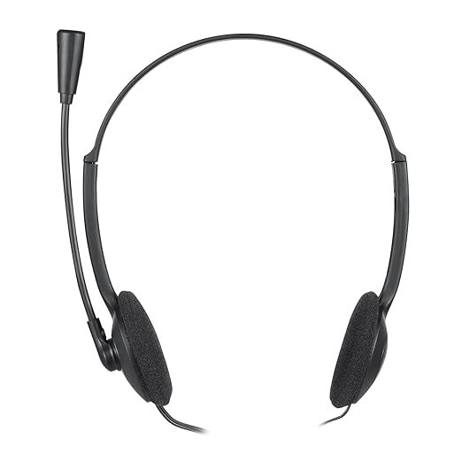 Enter Eh-02A Wired Over Ear Headphone with Mic(Black) - 0