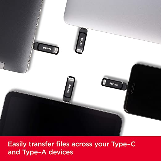SanDisk Ultra Dual Drive Go Type C Pendrive for Mobile 64GB - 3