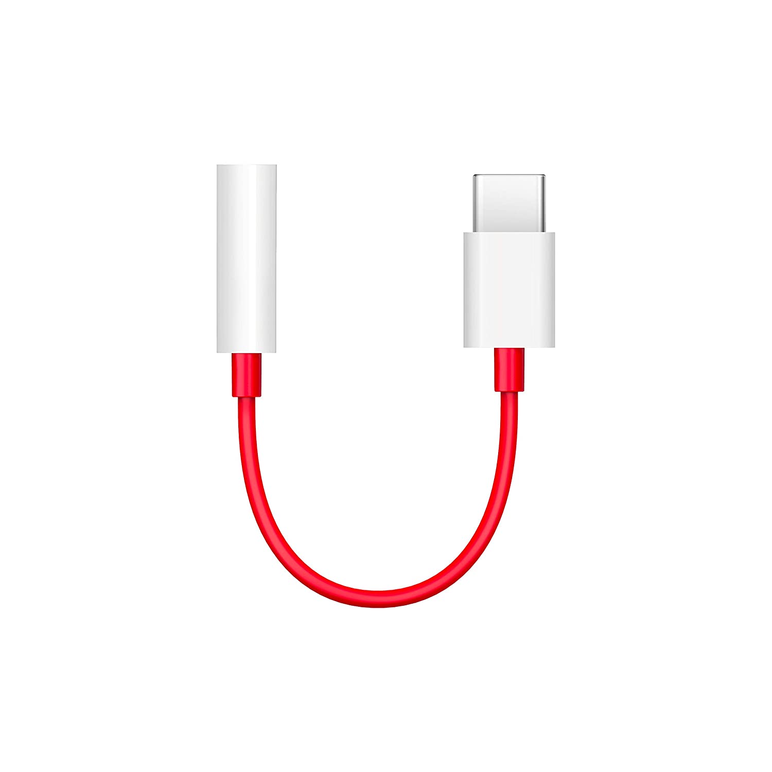 OnePlus Type-C to 3.5mm Auxiliary Adapter (White) - 0
