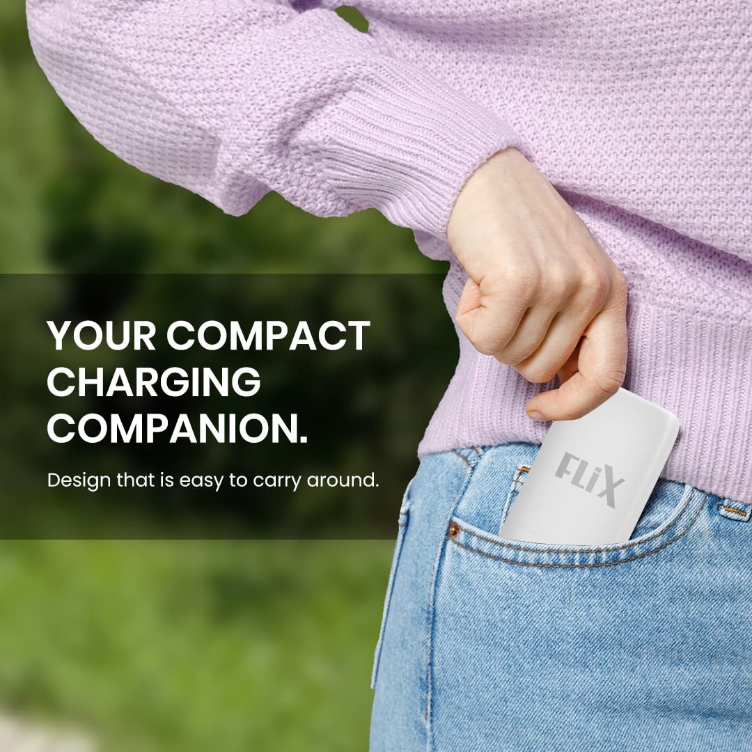 FLiX (Beetel) Storm 65W PD & QC GaN Tech Fast Charging Wall Charger for Mobile(Android/iOS), Laptop & MacBook, Triple Output (1Type A+2Type C),Wide Compatibility, with 65W Type C Cable - 3