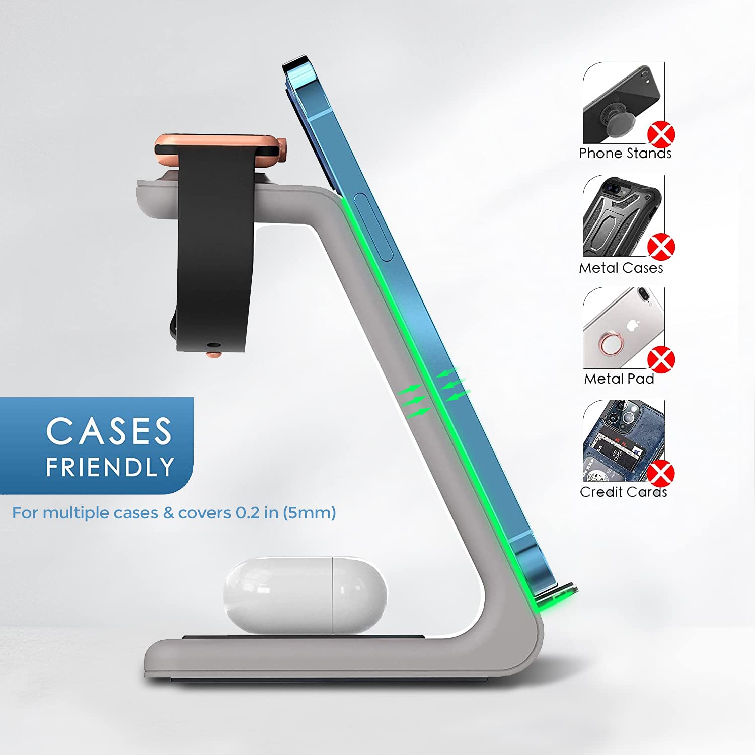 UNIGEN UNIDOCK 350 3-in-1 Wireless Charging Stand with 15W Type-C PD - 2