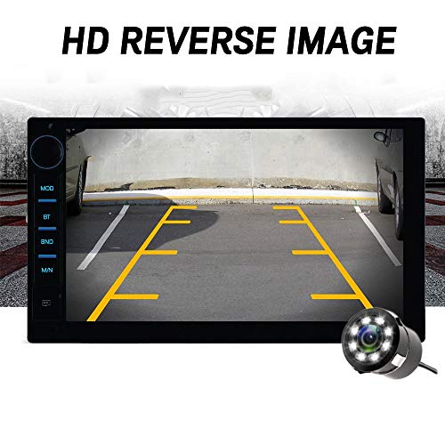 SuzecBlockbuster Series Double Din car Stereo with Touch Screen, Mirror Link,Bluetooth, Media Player and LED Reverse Camera - 3