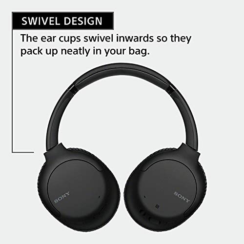 Sony WH-CH710N Noise Cancelling Wireless Headphones : Bluetooth Over The Ear Headset with Mic for Phone-Call, 35 Hours Battery Life, Quick C - 2