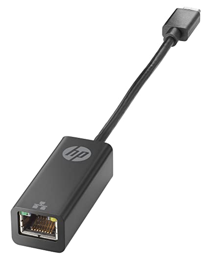 HP USB-C to RJ45 Adapter A/P, Black, (V8Y76AA) - 0