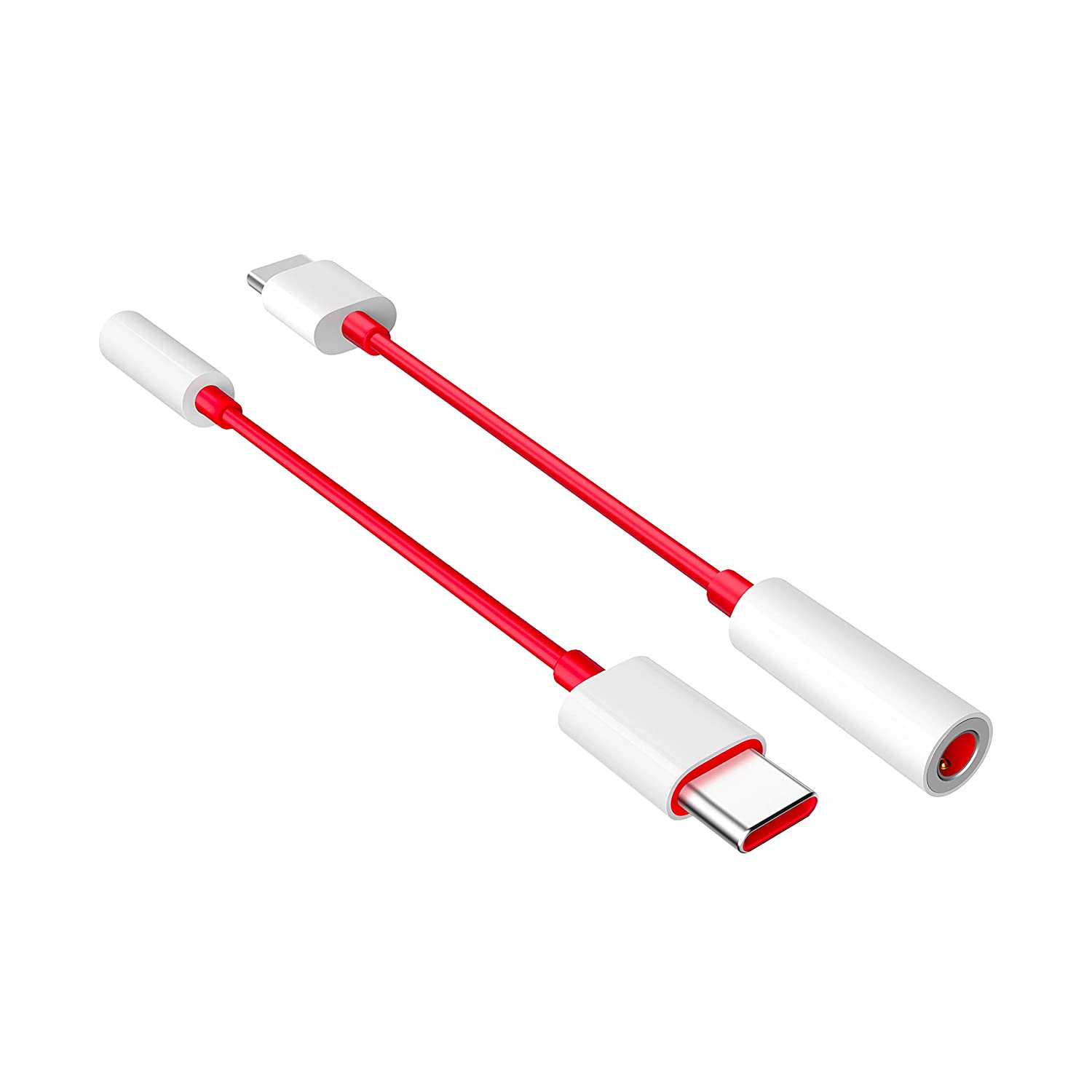 OnePlus Type-C to 3.5mm Auxiliary Adapter (White) - 1