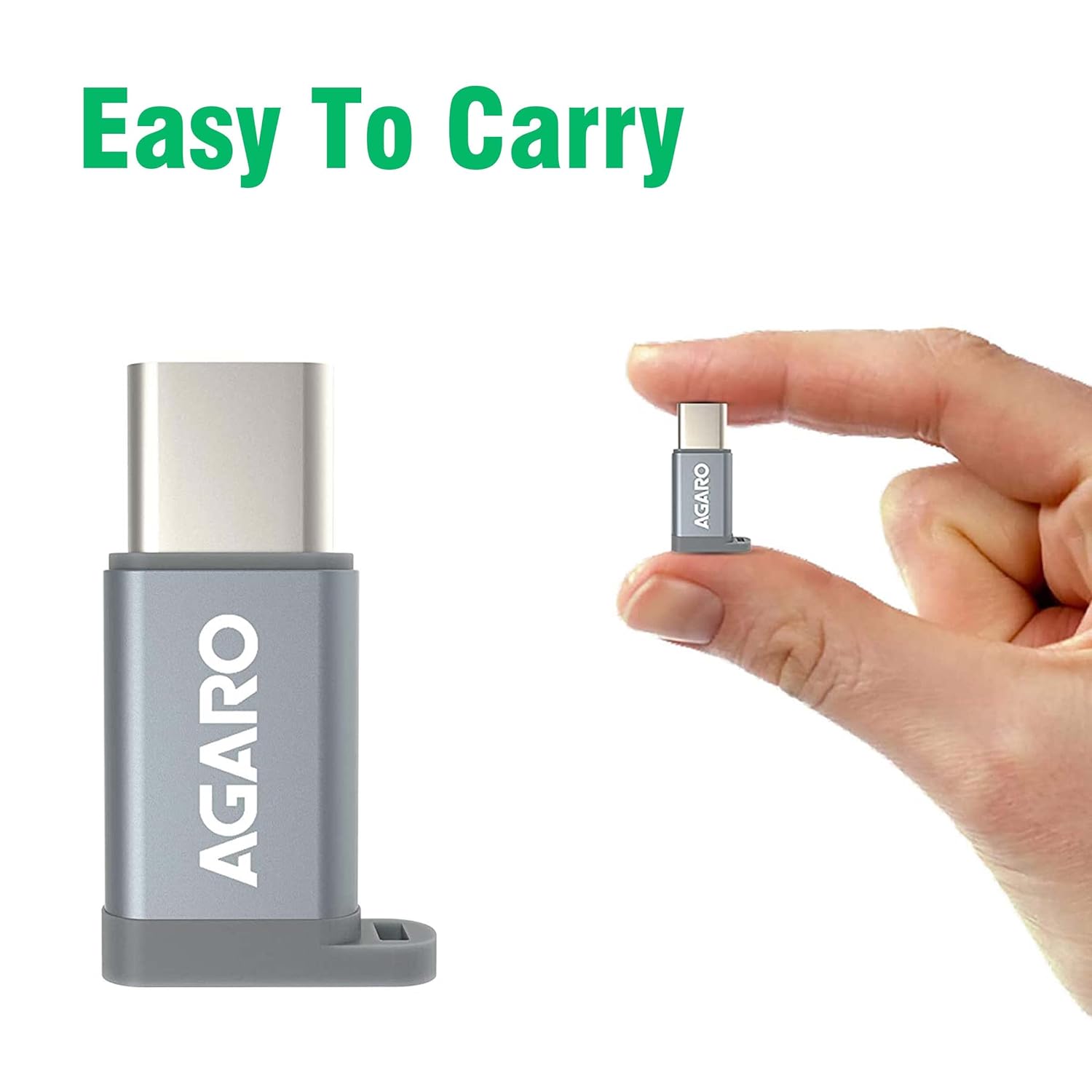 AGARO Blaze Micro to USB Type C Adapter - 2
