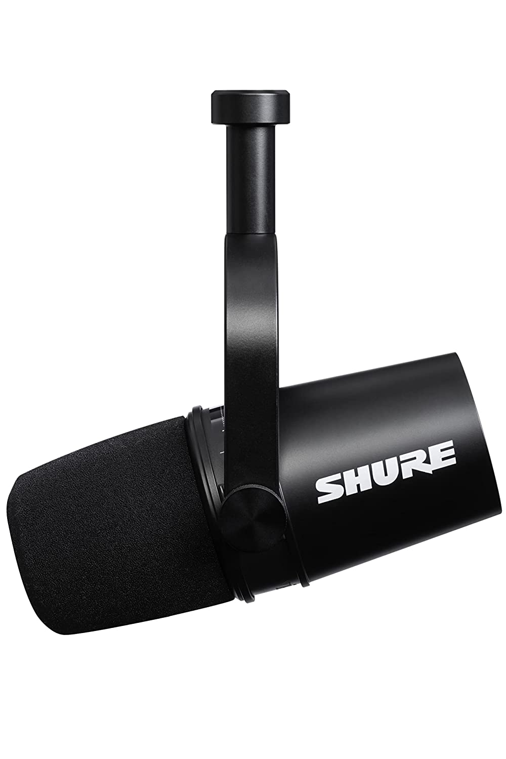 Shure MV7 USB Microphone with Tripod, for Podcasting, Recording, Streaming & Gaming, Built-in Headphone Output, All Metal USB/XLR Dynamic Mic, Voice-I Total - 2