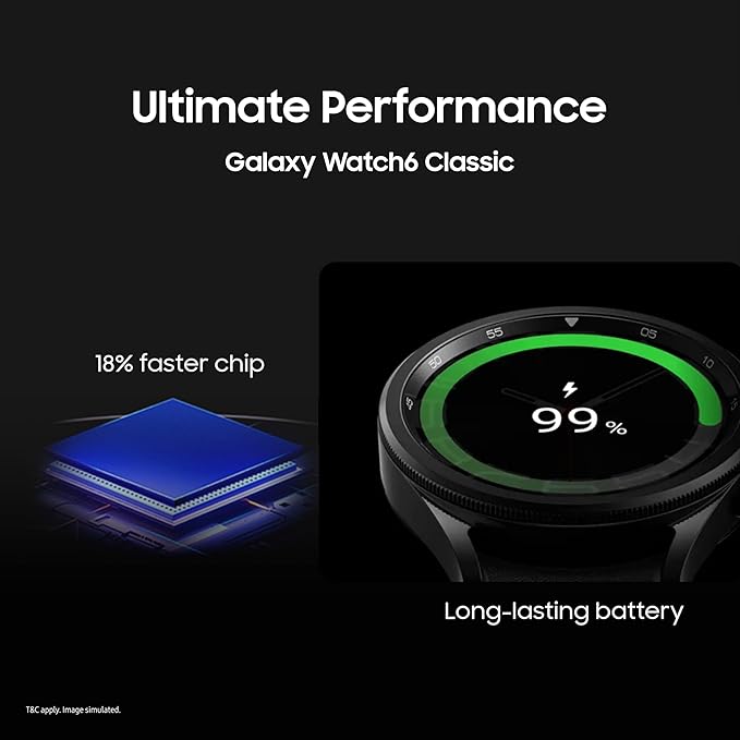 Samsung Galaxy Watch 6 Classic LTE BP & ECG Features 43mm, Black - 2
