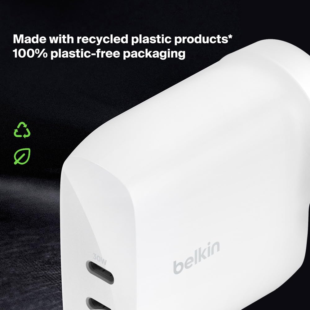 Belkin BoostCharge Pro USB-C? Wall Charger with PPS 60W + 4-Port USB Power Extender - 2