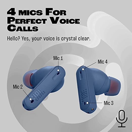 JBL Tune 230NC TWS, Active Noise Cancellation Earbuds with Mic, Massive 40 Hrs Playtime - 2