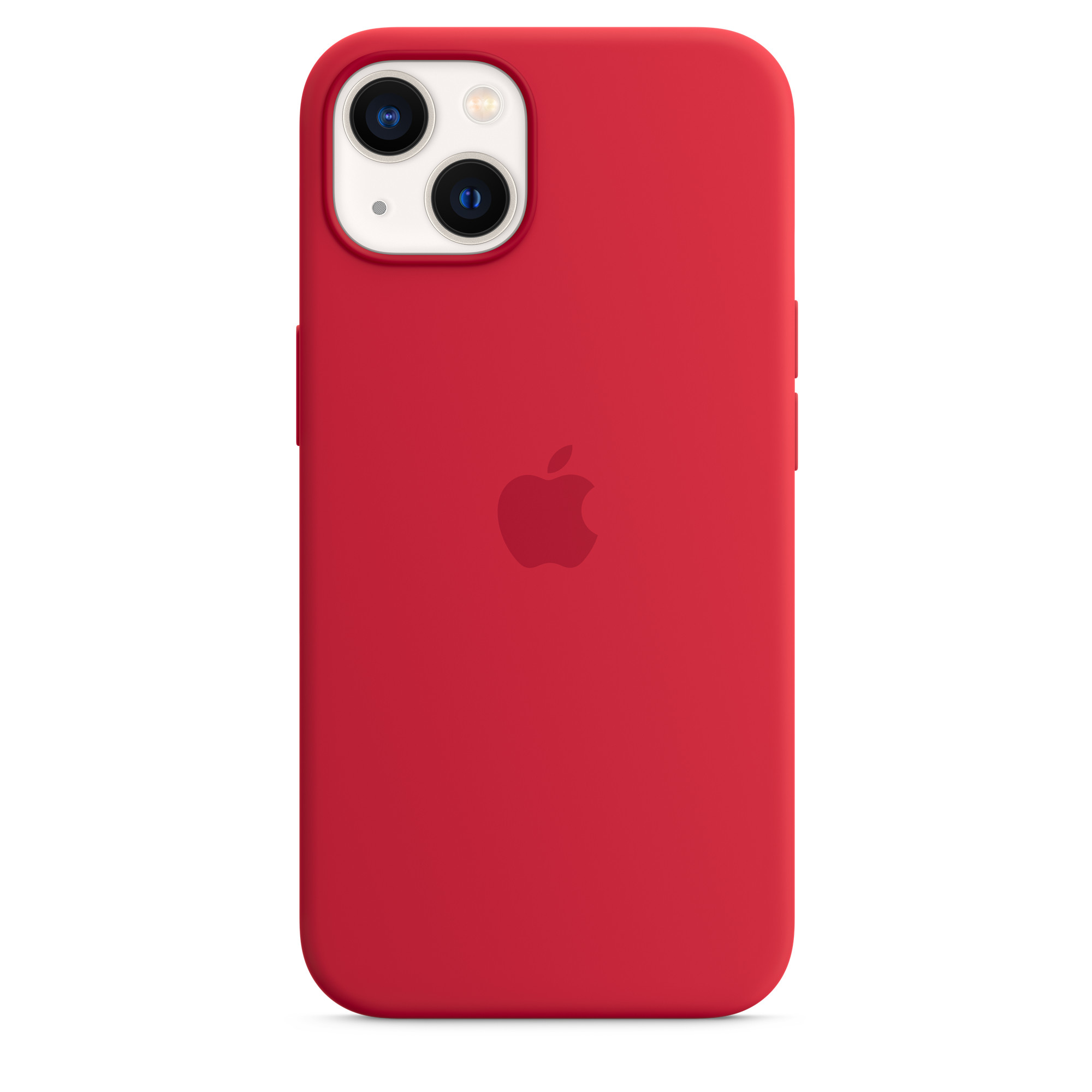 Apple Silicone Case with MagSafe (for iPhone 13) - (Product) RED - 0