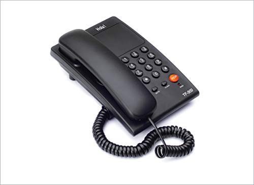 Hola ! TF-500 Basic Corded Landline Phone for intercom and EPABX Desk & Wall Mountable, Mute/Pause/Flash/Redial Function (Made in India) - 2