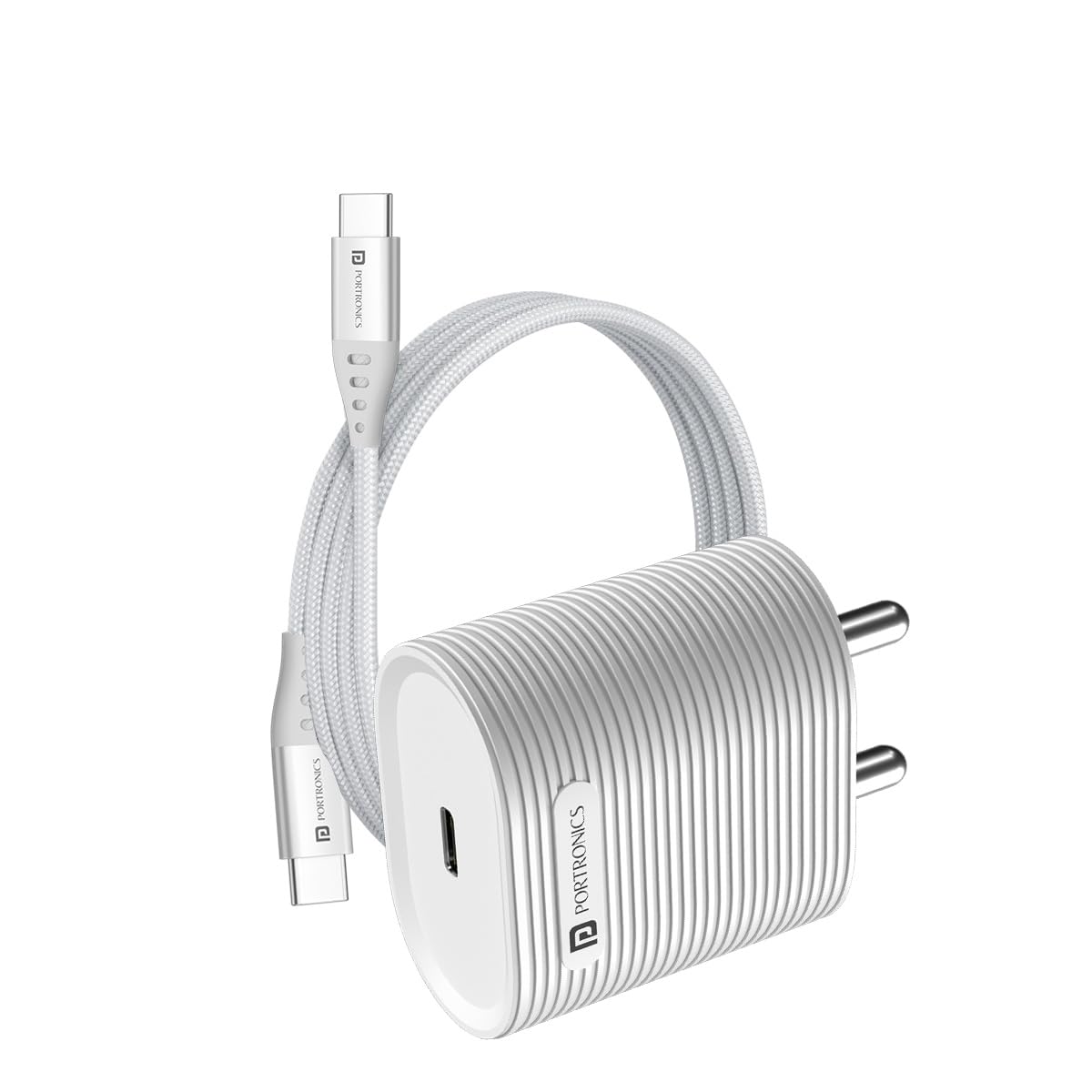 Portronics Adapto 33G 33W GaN Type C PD Port Fast Wall Charger - 0