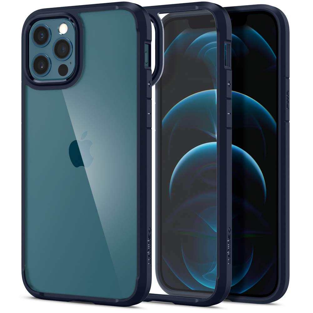 Spigen - Ultra Hybrid (Navy Blue) for iPhone 12/ 12 Pro - 0