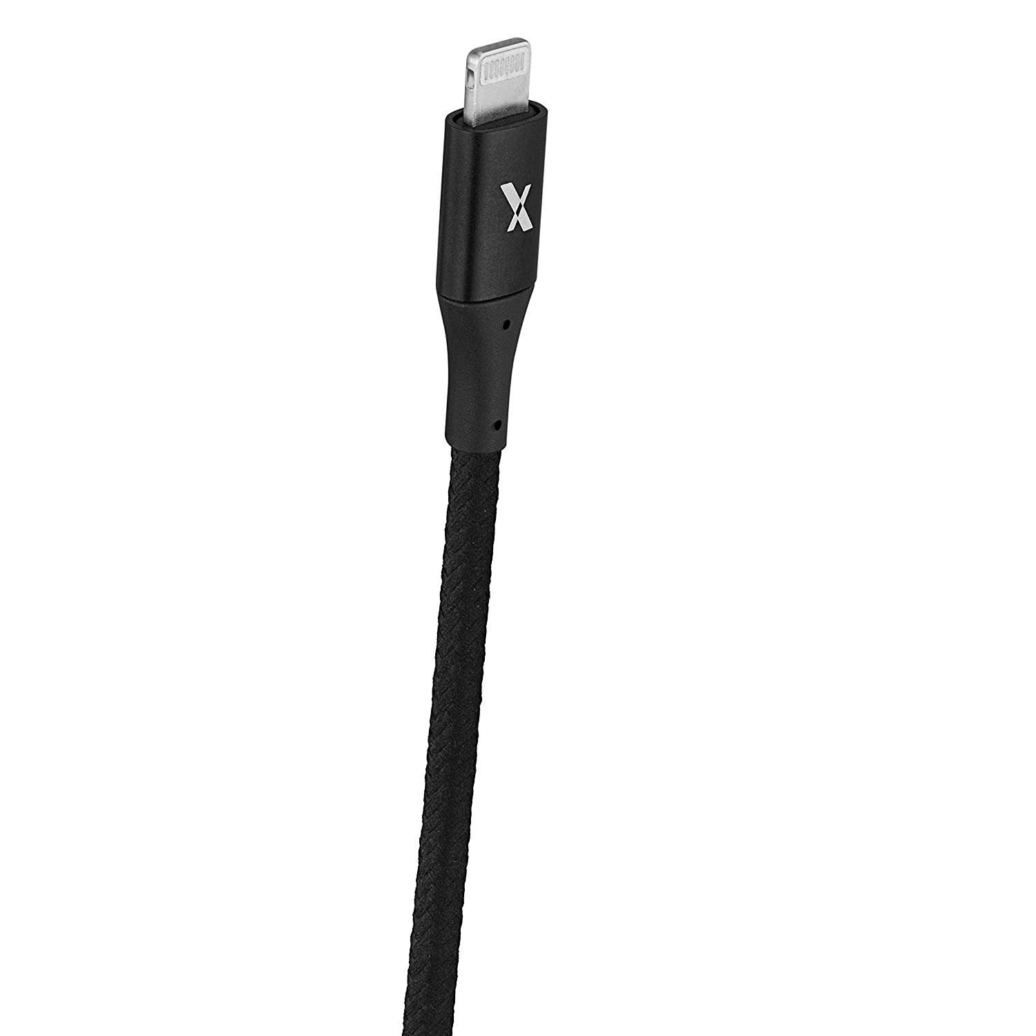 FLiX (Beetel) USB to Lightning Nylon Braided Data Sync & 2A Fast Charging Cable, Made in India, 480Mbps Data Sync, Super strong & Durable Nylon Cable, Total - 2