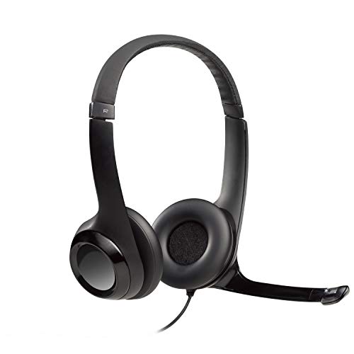 Logitech H390 Wired On Ear Headphones With Mic (Black) - 0