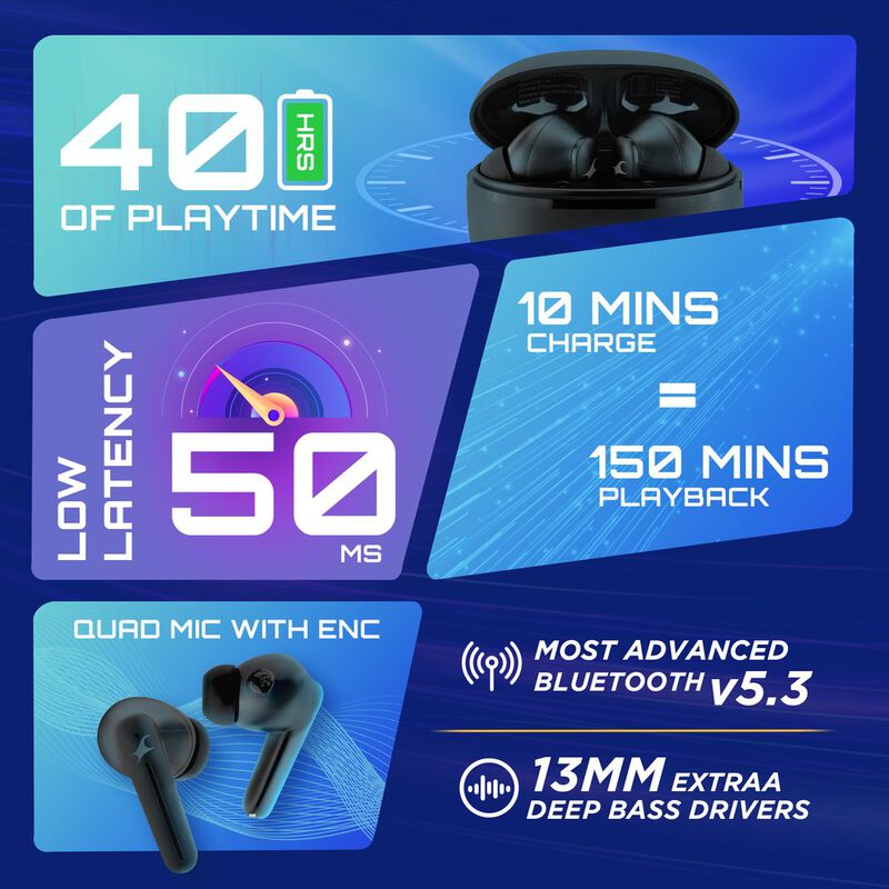 Fastrack FPods FX100 Bluetooth Headset - 1