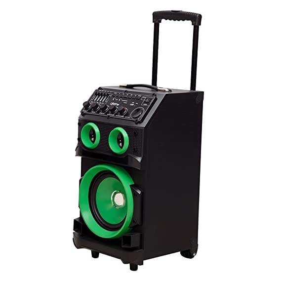 AISEN Walk & Rock A70UKB711 70 Watt Wireless Bluetooth Outdoor Speaker (Black, Green) - 4