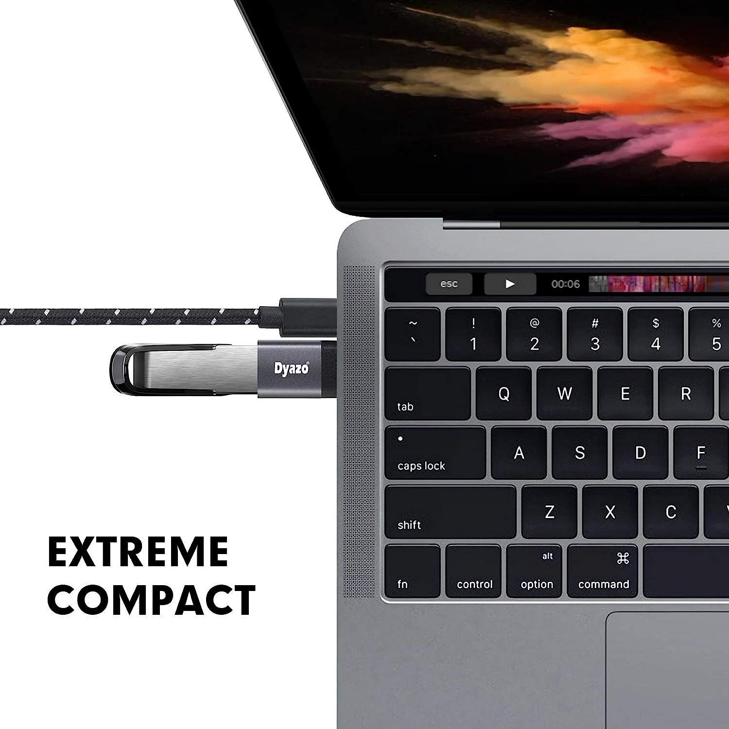 Dyazo USB Type C 3.1/3.0 to USB A Female OTG Adapter Compatible with MacBook Pro/Air 2019 2018 2017, Galaxy S20 S20+ Ultra Note 10 S9 S8USB Adapter, M - 2