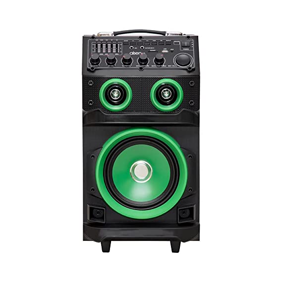 AISEN Walk & Rock A70UKB711 70 Watt Wireless Bluetooth Outdoor Speaker (Black, Green) - 0