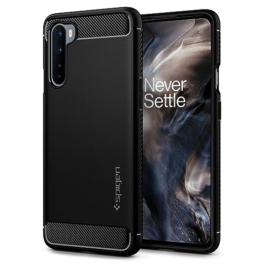 Spigen - Rougged Armor (Black) for Oneplus Nord - 0