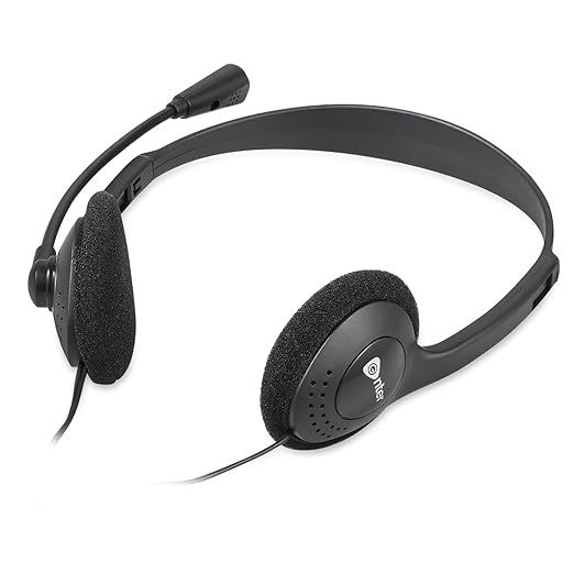 Enter Eh-02A Wired Over Ear Headphone with Mic(Black) - 2