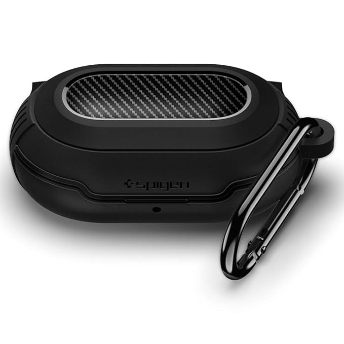 Spigen - Rougged Armor (Matte Black) for Galaxy Buds Plus/Buds - 0