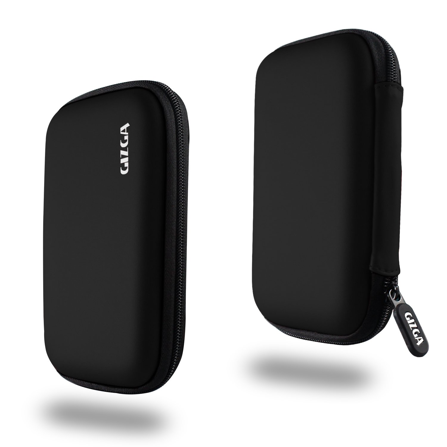 Gizga Essentials Hard Drive Case Shell, 6.35cm/2.5-inch, Portable Storage Organizer Bag for Earphone USB Cable Power Bank Mobile Charger Digital Gadget Hard Disk, Water Resistance Material (medium) - 1