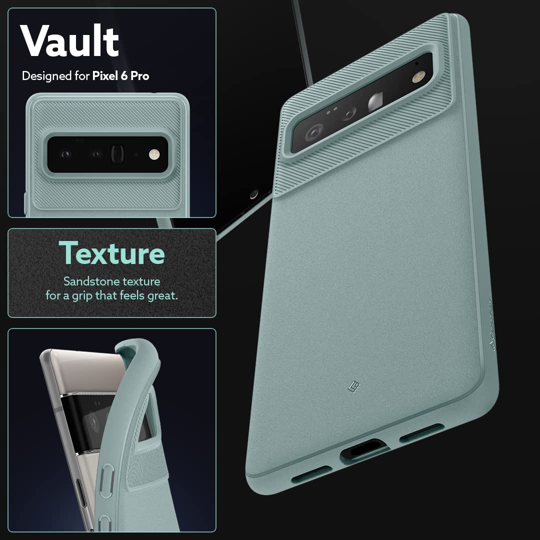 Spigen - Caseology Vault (Sage Green) for Google Pixel 6 Pro - 3