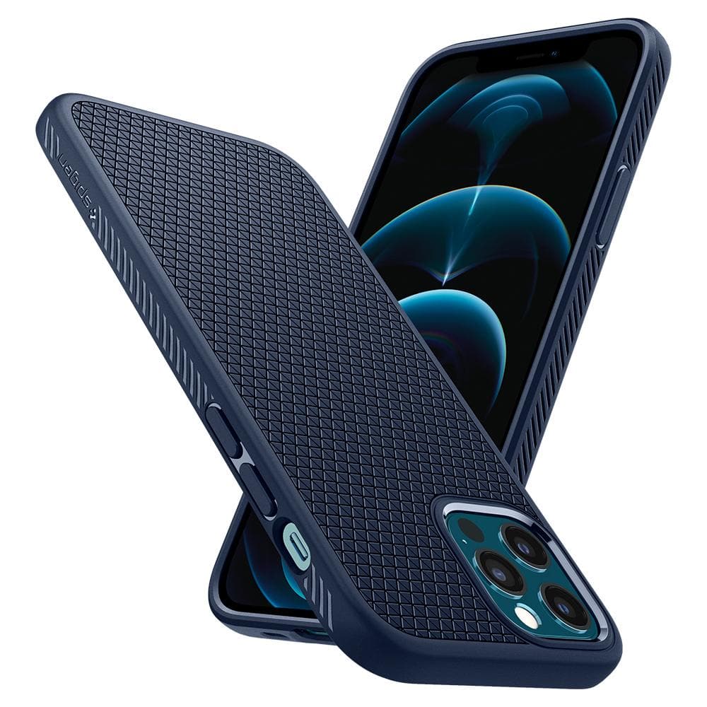 Spigen - liquid Air (Navy Blue) for iPhone 12 Pro - 1