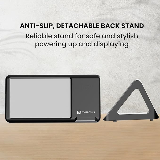 Portronics Freedom 5 Provides Double Utility- a 15W Wireless Charger - 2