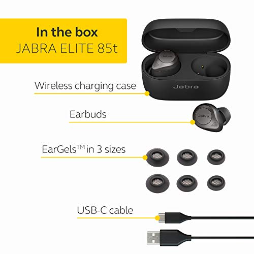 Jabra Elite 85t Truly Wireless In-Ear Earbuds With Mic - 1